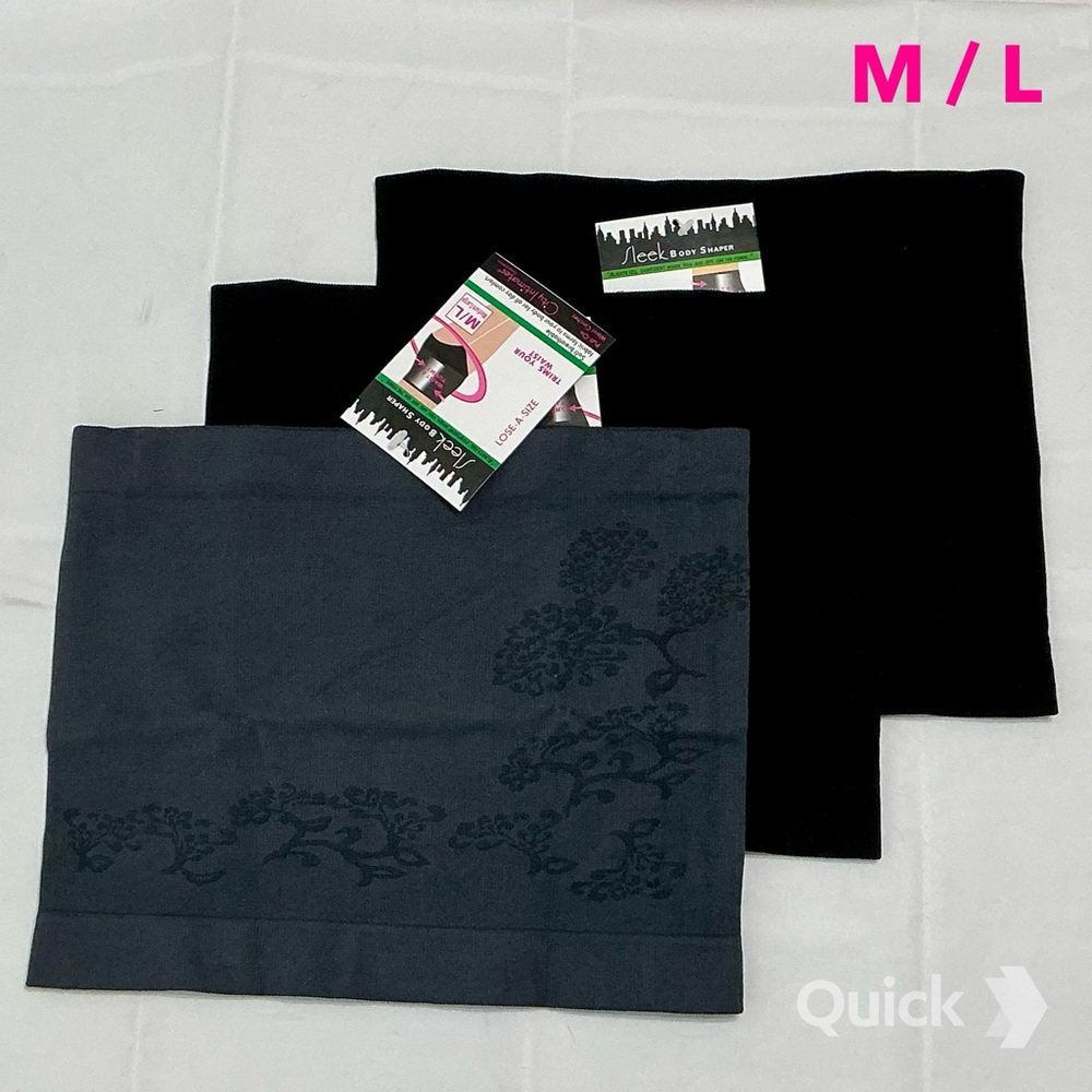 M / L - NWT Waist Cincher Body Shaper - 3 pcs Set